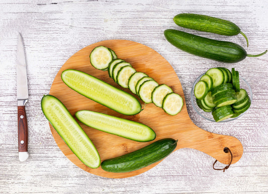 Cucumber Boat Paneer